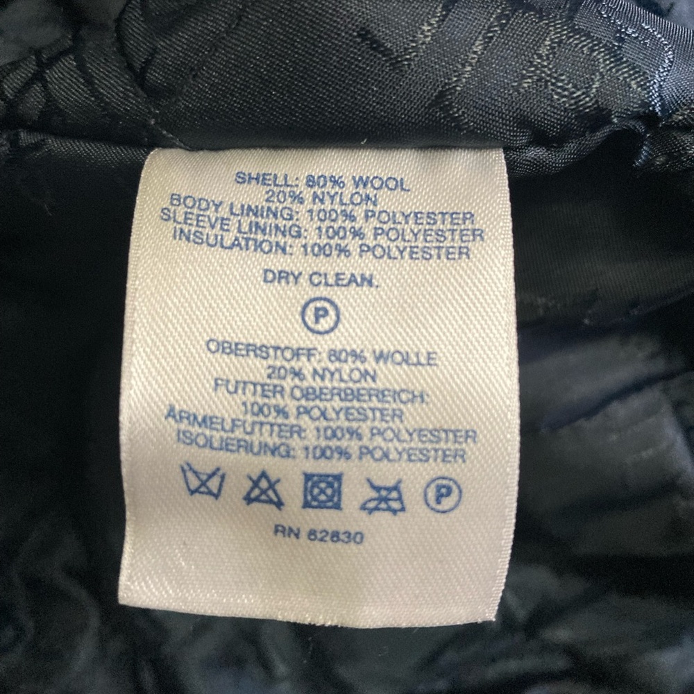 Lands' End Women's Black Peacoat - Picture 7 of 7